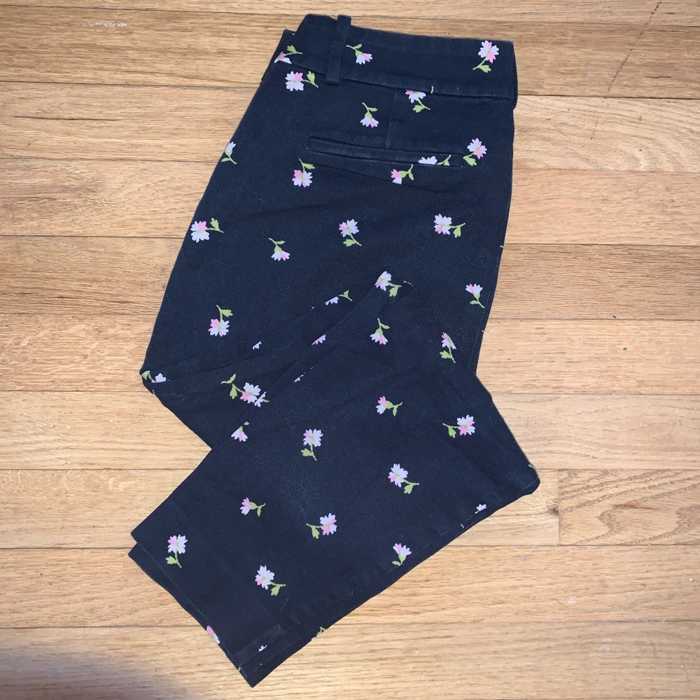 J Crew Spring Flower Capris